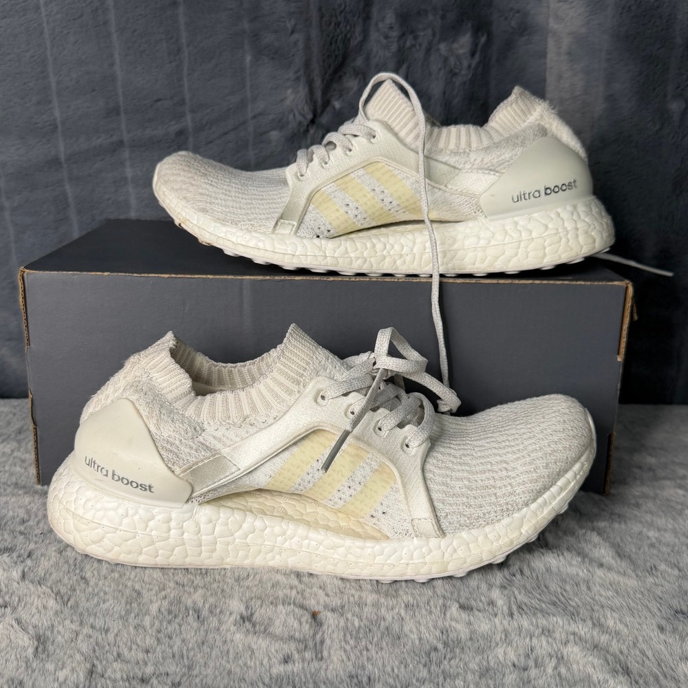 Adidas Ultra Boost X Womens White Cream Running Shoes BB3433 Womens 9